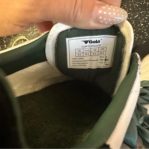 Gola White and Black Sneakers - Picture 5 of 6